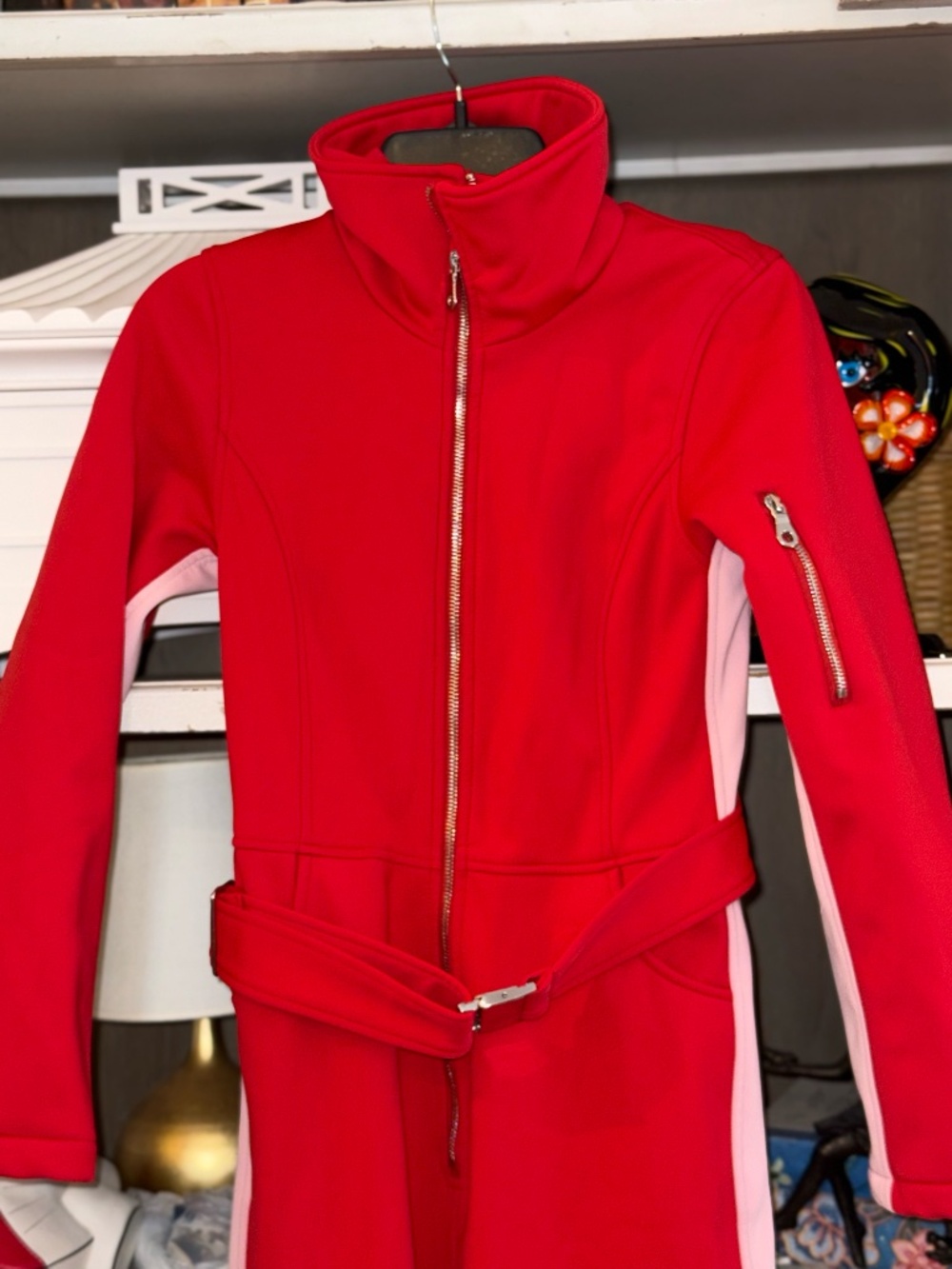 Slope Siren Small S red ski suit one piece ski - Picture 8 of 11